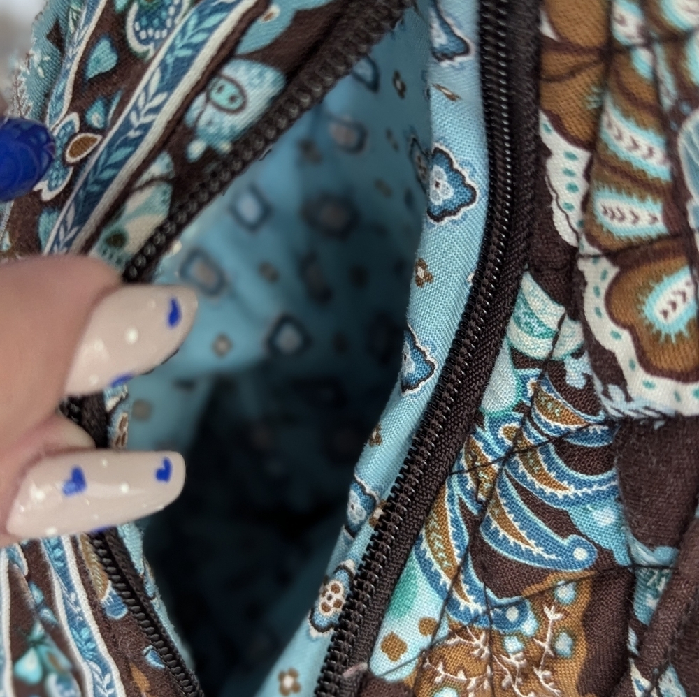 Vera Bradley Java Blue Purse - image 4